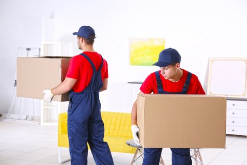 Removal team assisting with a home move in Sutton