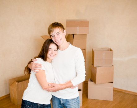 Removal van for a home move in Sutton