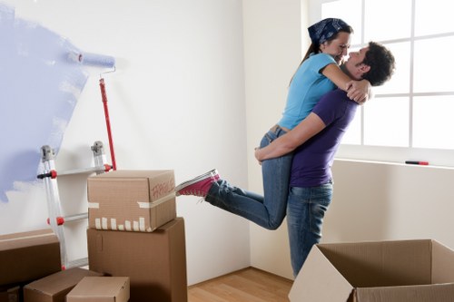 Professional team moving household furniture in Sutton flats and houses