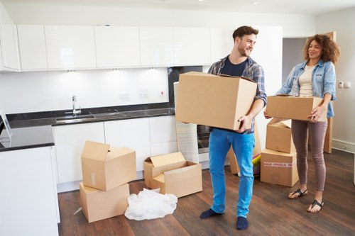 Packing and furniture protection for a Sutton home move
