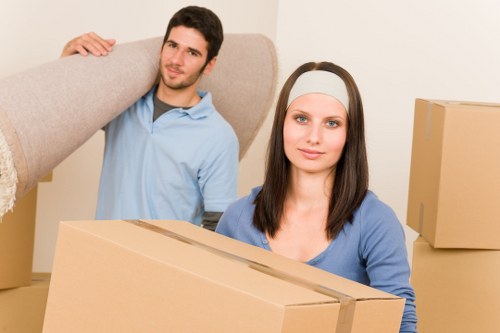 Careful loading of furniture during a local Sutton flat removal
