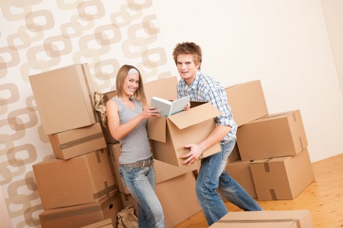 Apartment access and stairway planning for a Sutton move