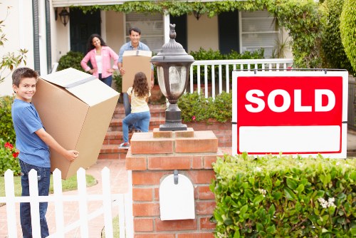 Local removals team handling a flat relocation in Sutton